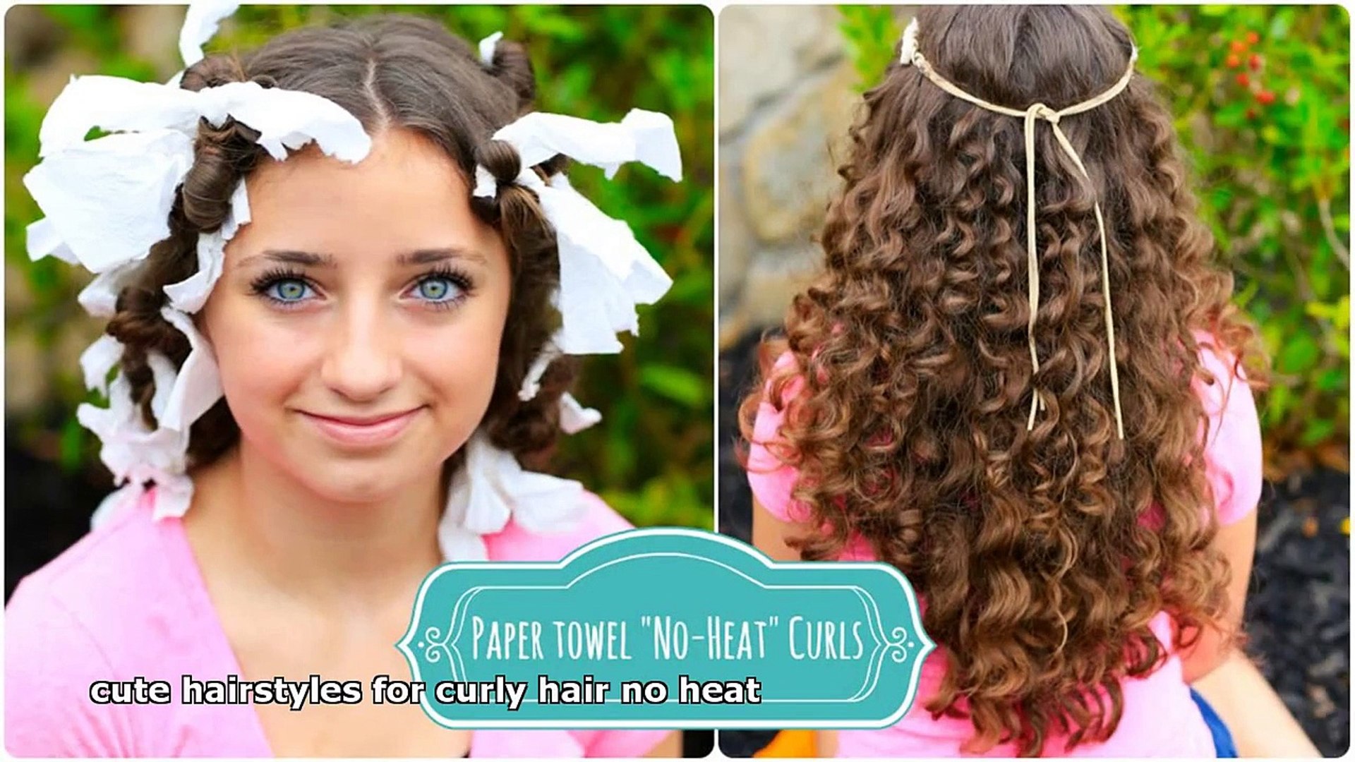 Cute Hairstyles For Curly Hair No Heat
