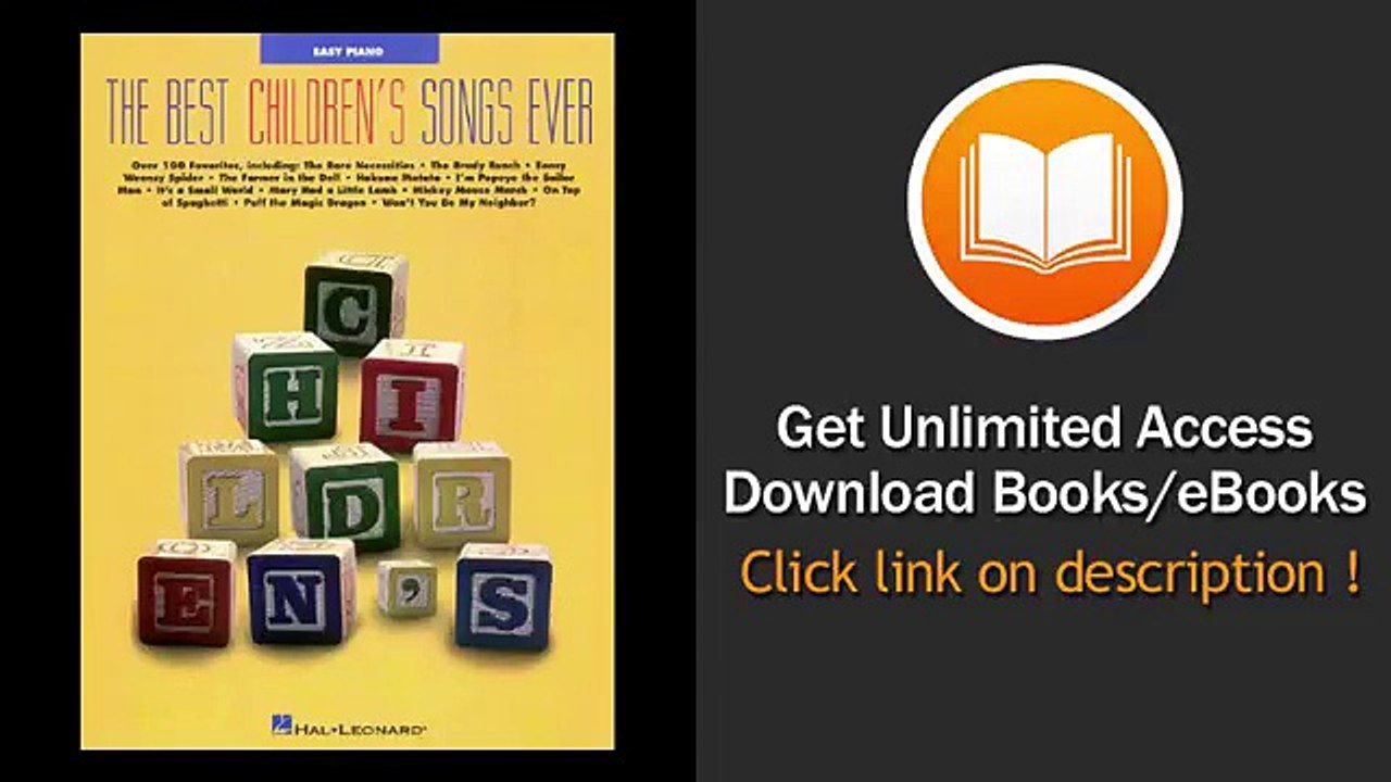 Best Children's Songs Ever PDF Book
