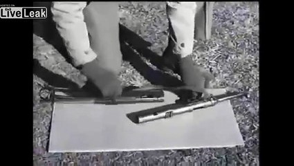 1943 US Army Training Film "German Small Arms" MP40, KAR 98, MG34