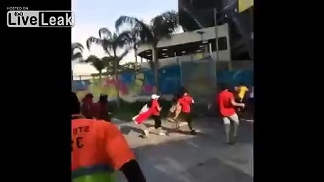 Chilean Fans Without Tickets Swarm The World Cup