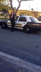 Only in Florida City, bass kickin mini escalade