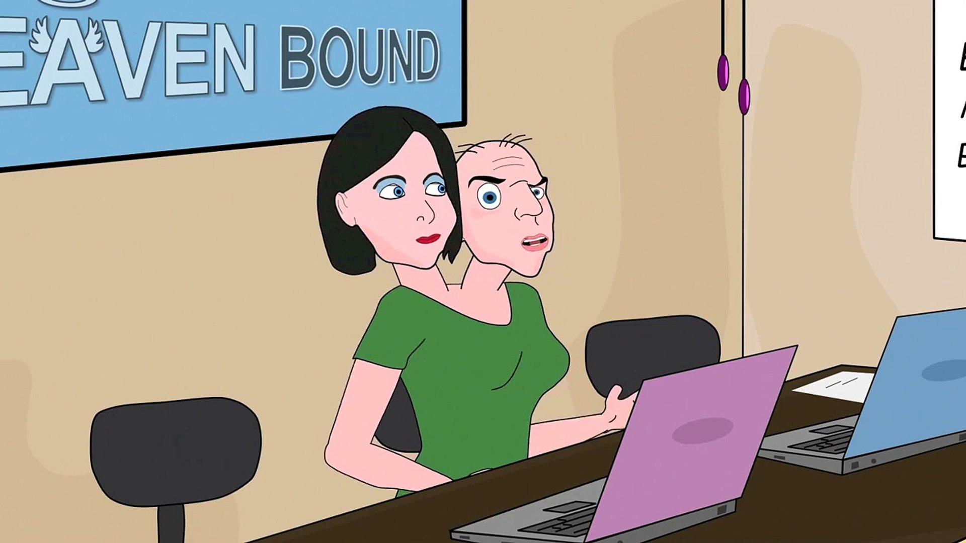 Cartoon comedy sex video