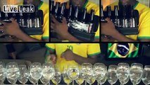 World Cup 2014 Song - Brazilian Samba w/ Kitchen Instruments - Aquarela do Brazil/Mas Que Nada