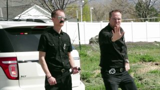 Police patrol- Bad guy with child shot!