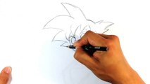 easy drawings how to draw dragonball z goku anime art dbgt