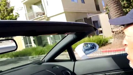 Homeless Ride Reactions in a Lamborghini
