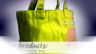 How to create a simple painted canvas tote bag | cotton bag