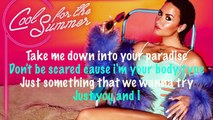 Cool For The Summer - Demi Lovato (Piano Instrumental & Lyrics)