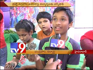 Eco Friendly Ganesh Idol making workshop for children by Tree God foundation