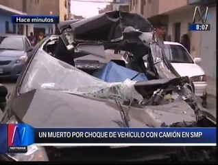 San Martín de Porres: Taxista murió tras escapar de presuntos delincuentes [Video]
