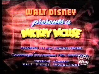 Mickey Mouse 1933 Mickey's Mechanical Man