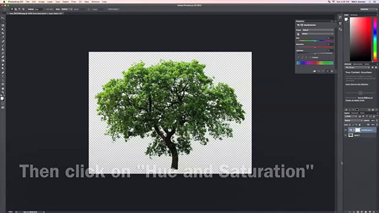 How to make a tree greener