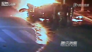 Driver Barely Make It Out Alive Out Of Fiery Crash, Passenger Dies