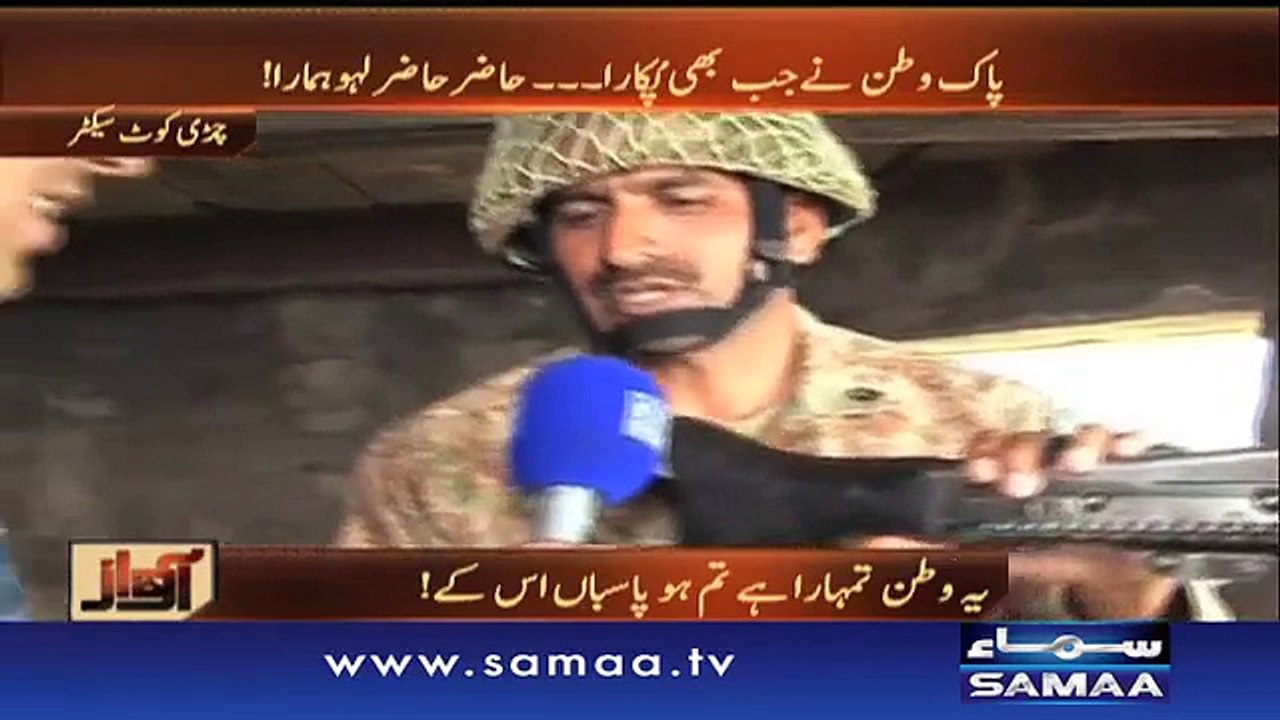 Watch how beautifuly a Pakistani soldier describe LMG3 GUN (m difa ki rani hu a ja mere bechy)