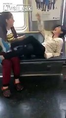 Kid throws tantrum after mother takes juice on train