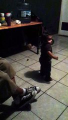 Baby Denise dancing