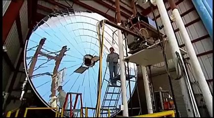 (1) المعلم - Solar Power Melts a Steel Plate