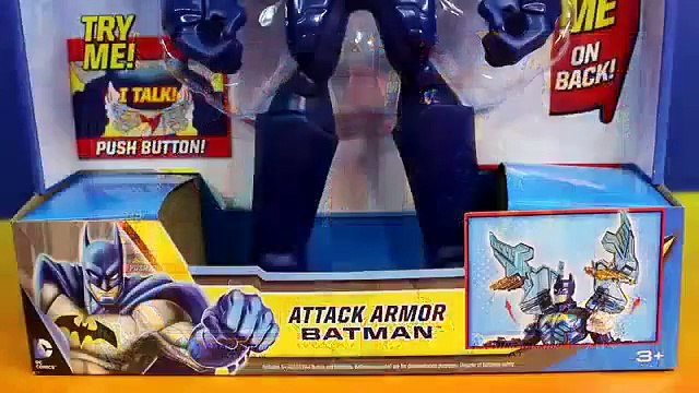 Batman Unlimited Wing Warrior & Attack Armor Batman Vs. Imaginext Joker Robot Solomon Grundy