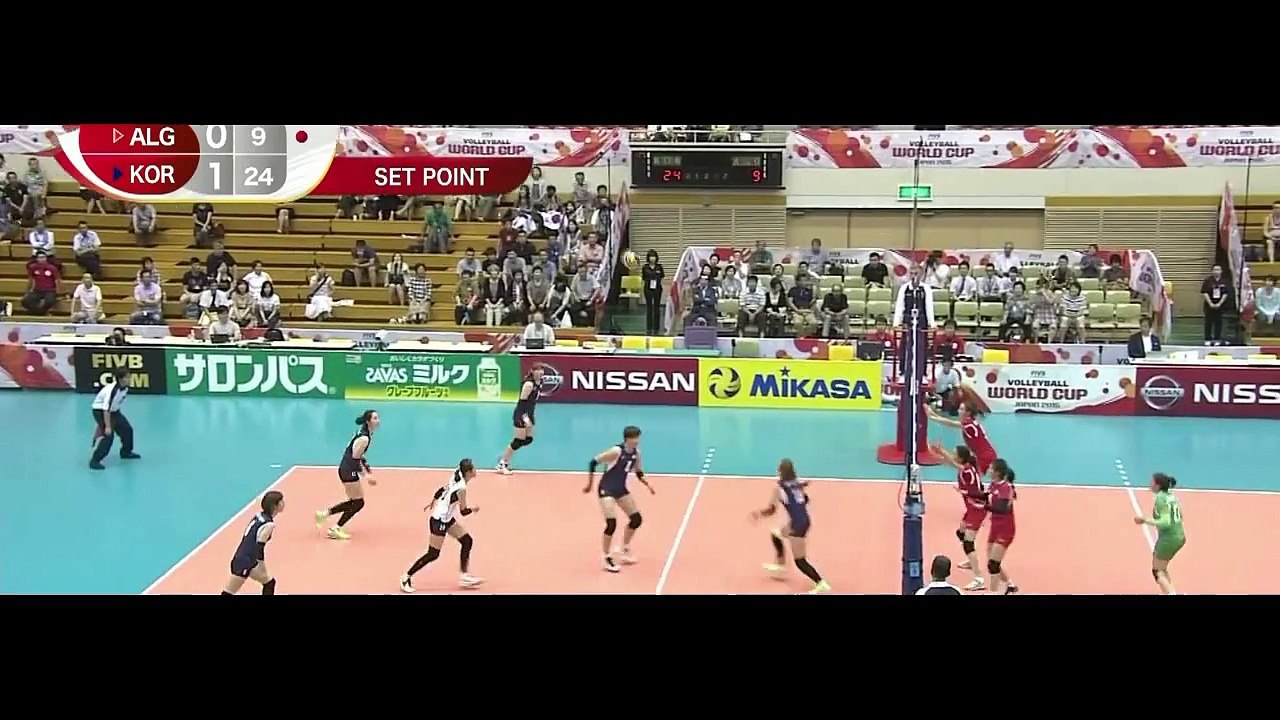 VOLLEYBALL World Cup (W) 2015 Algeria   0 - 3  Korea Republic