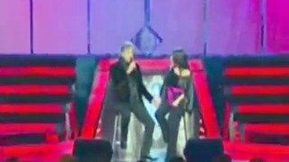 Laura Pausini y Andrea Bocelli  