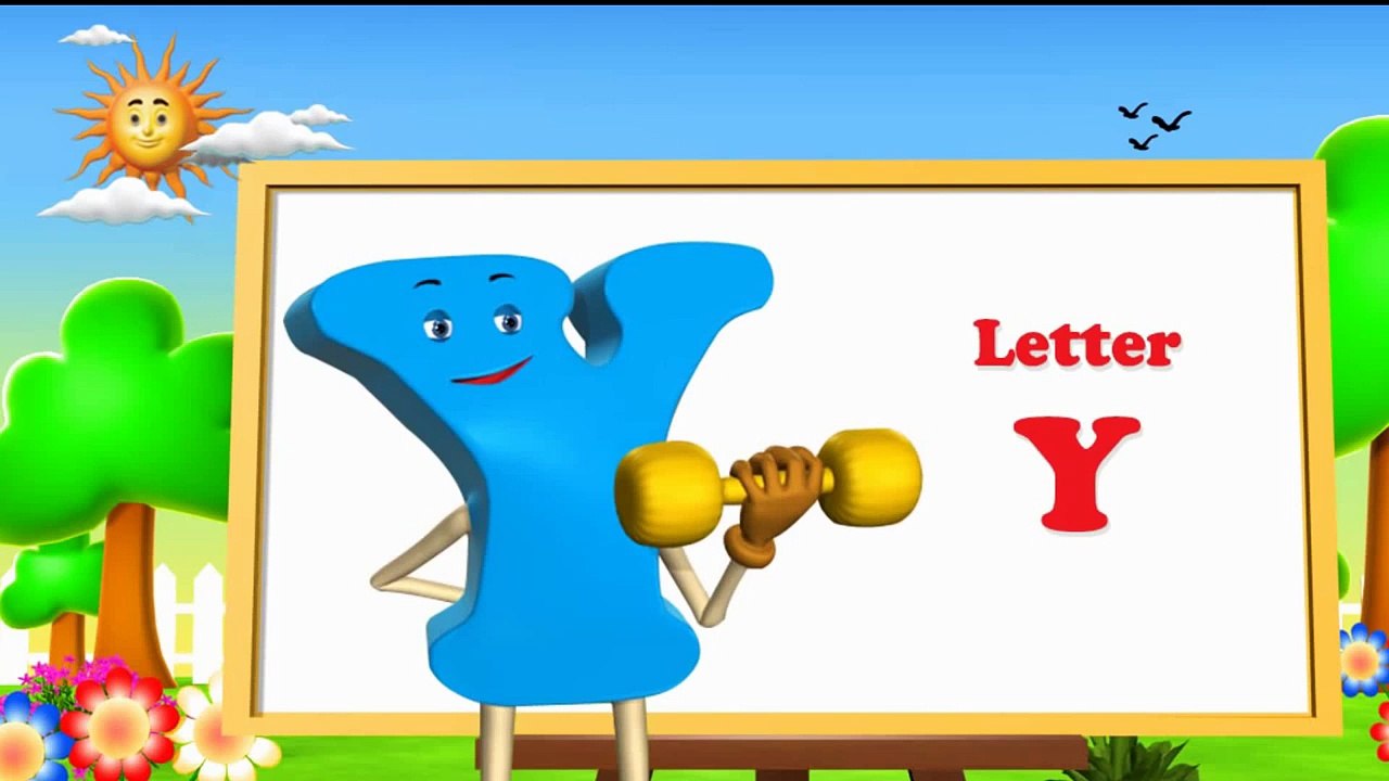 Letter Y Song - Animation Learning English Alphabet ABC Song for Children
