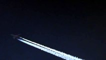 Asiana Airlines Boeing 777-200ER contrails over my house