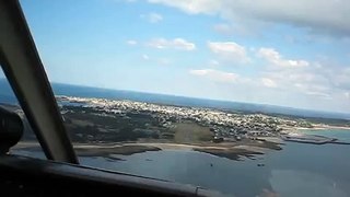 me landing in quiberon with PA28R