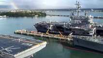 Aerial View Of Pearl Harbor Naval Base