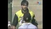 Cricket Fight, Gautam Gambhir Colliding with Shahid Afridi while taking a run,Ind Vs Pak
