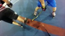 GoPro: #4 - Roller Hockey - Almost Nailed Myself In The Face With Puck