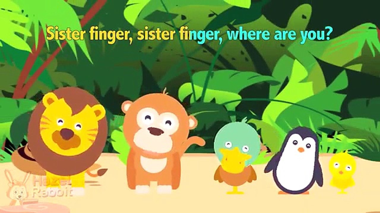 Daddy Finger Family Kids Songs Nursery Rhymes for Children Animals Baby
