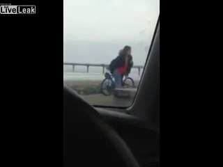 Woman trying to wipe her ass - through her pants!