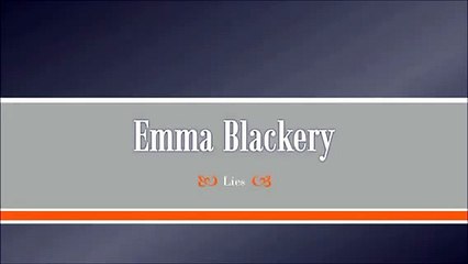 Emma Blackery - lies lyrics