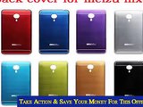 10pcs/lot MEIZU MX4 Battery cover luxury Brushed Metal Aluminum Back Cover case for M
