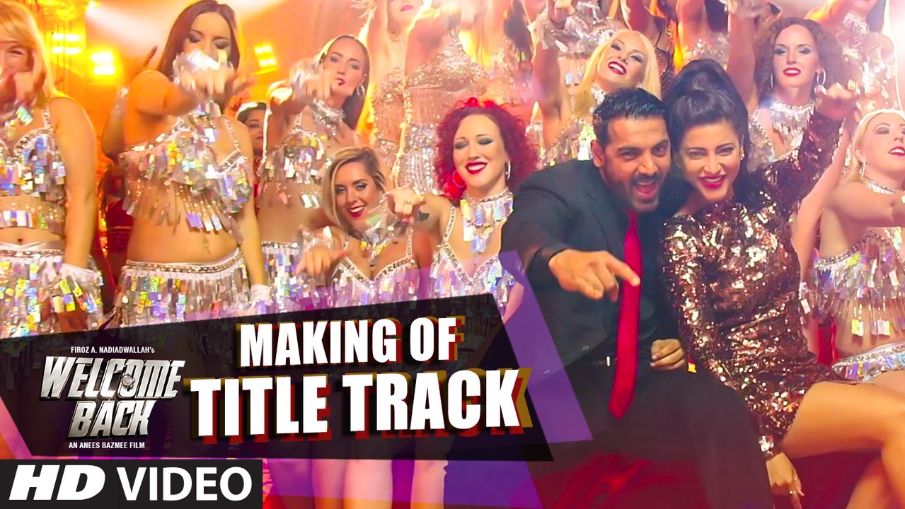 Making of "Welcome Back" (Title Track) - Mika Singh | John Abraham | Welcome Back | T-Series Making of "Welcome B