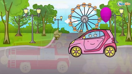 ✔ Construction Vehicles: Diggers, Truck, Cranes, Bulldozer Новые Машинки: Кран, Экскаватор, Грузовик