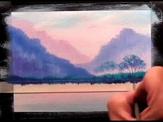Eastern Colors  (4x6) / Simple Oil Painting Exercise for Beginners