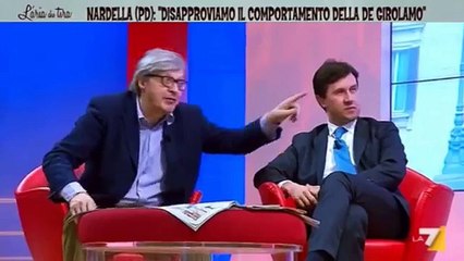 TIRA UNA BRUTTA ARIA TRA SGARBI E SALTAMARTINI. RISSA IN DIRETTA