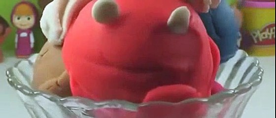 Play Doh Ice Cream Peppa Pig Masha i Medved, Dora the Explorer, Mickey Mouse [Full Episode]