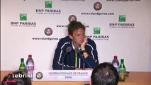 Reporter mistakenly congratulates Nicolas Mahut after his loss