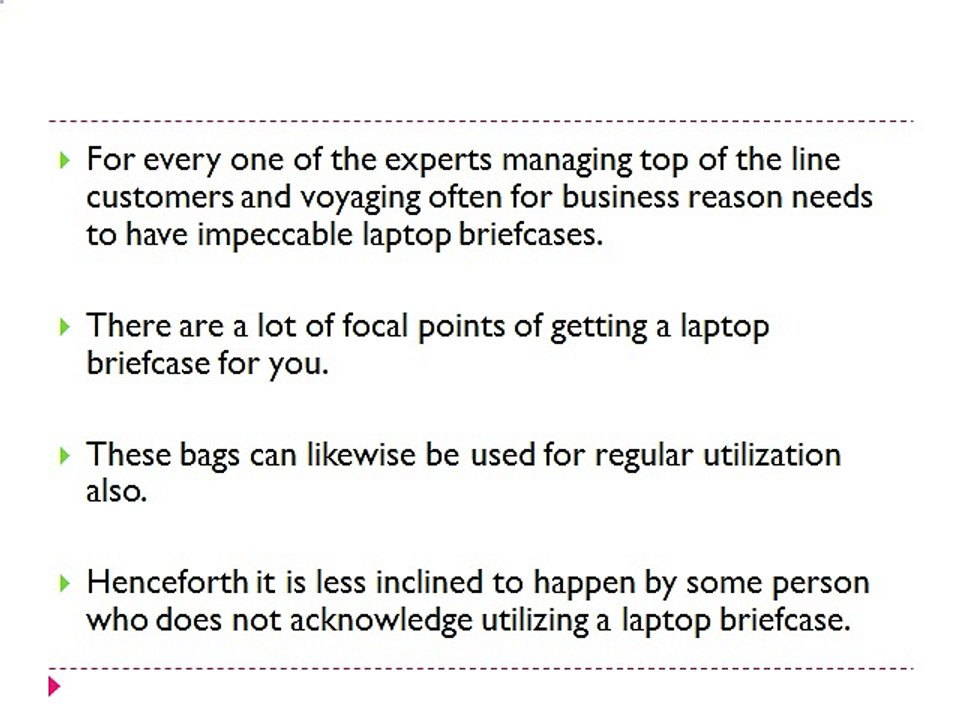 Looking For Laptop Briefcases