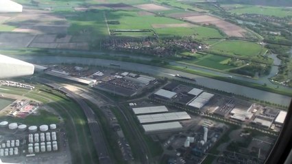 Landing Rotterdam The Hague airport
