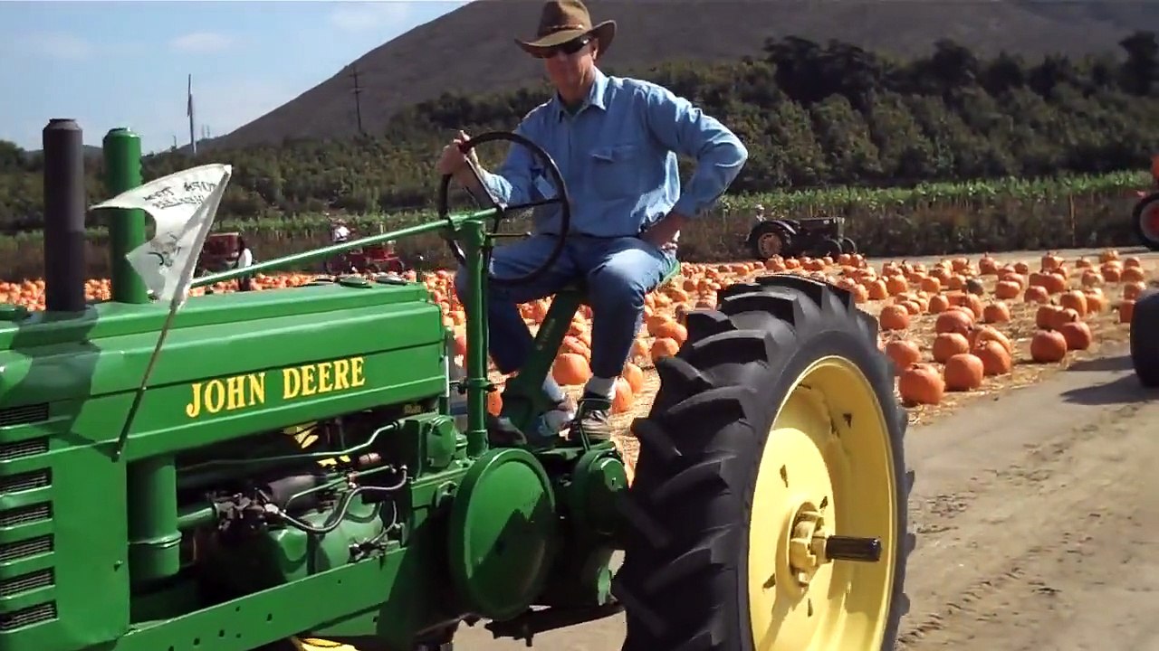 Old-time Tractor Parade at Underwood Family Farm