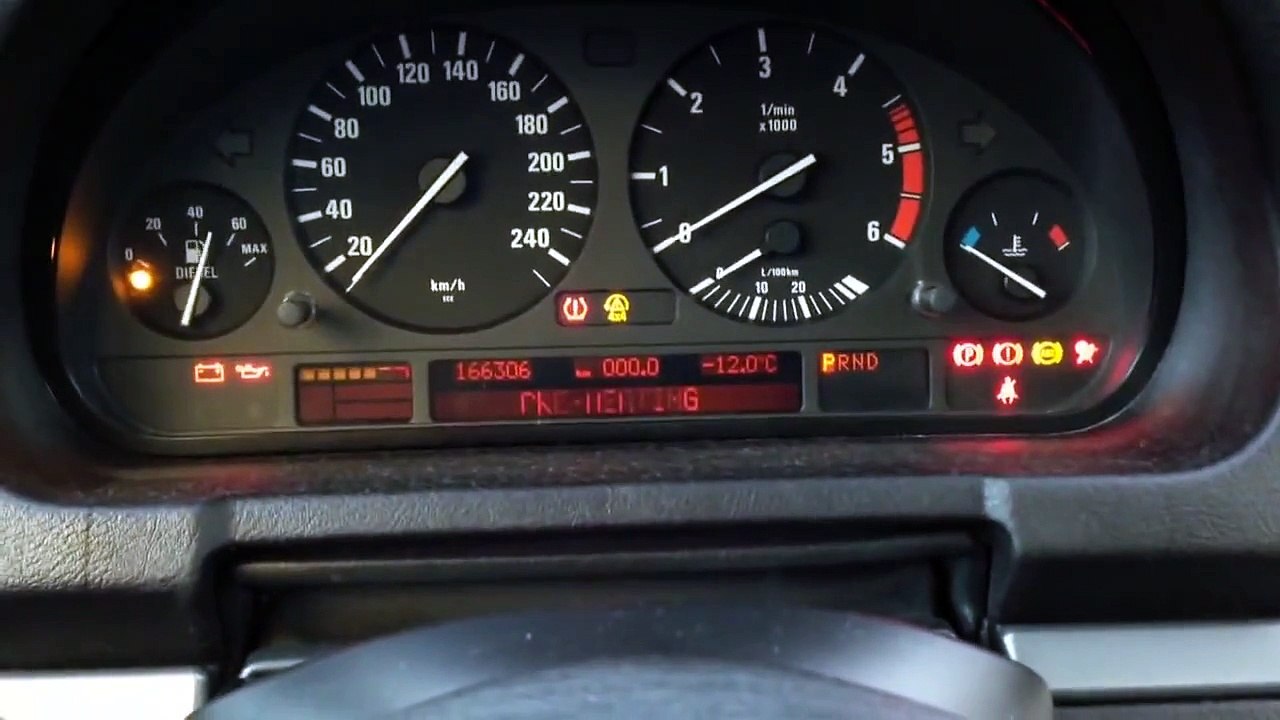 Cold start engine BMW X5 E53