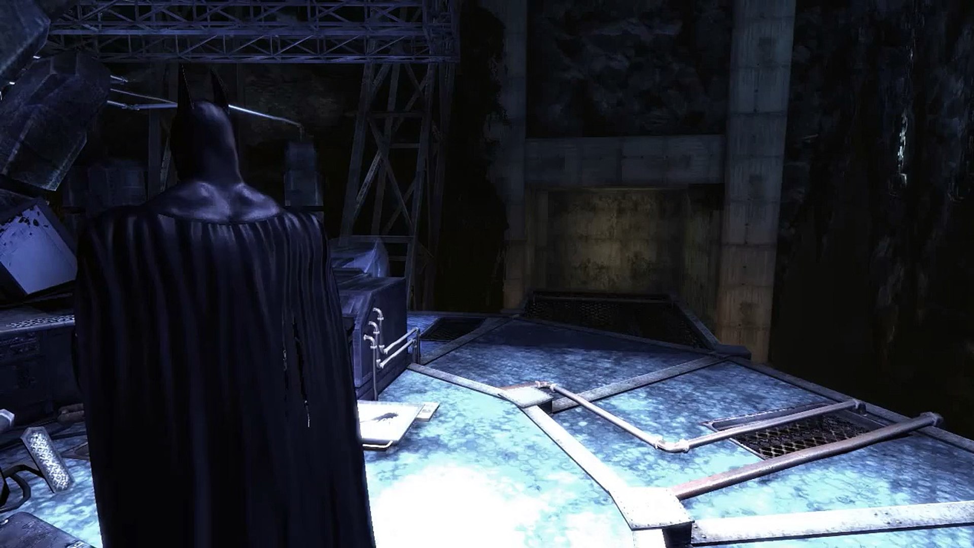 Batman Arkham Asylum CAVES - The Batcave Riddler Trophy - video Dailymotion, image size:1920x1080