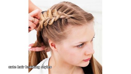 cute hair braiding styles