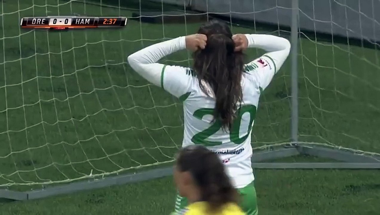 Woman football player scores ridiculous own goal!!