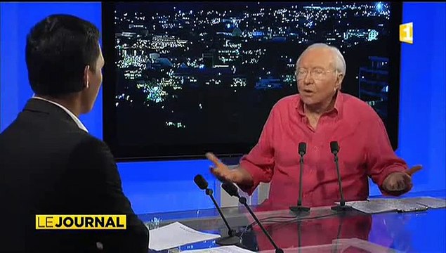 Gaston Flosse, invité de l'Hebdo du JT de Polynésie 1ère - 06 09 2015
