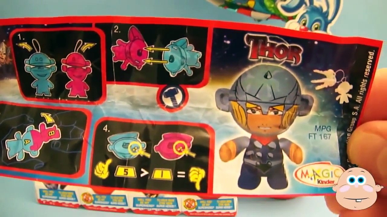 Kinder Surprise Eggs Marvel Superhero Train Giant Maxi Egg Candy Toys Unboxing & Opening