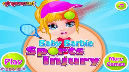 Baby Barbie Sports Injury ♥ Baby Barbie Doctor Game Cooking and Dress Up Game
